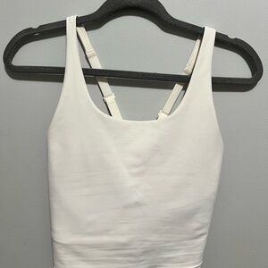 Old Navy Active White Longline Sports Bra